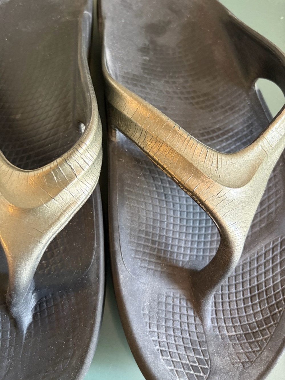 OOFOS OOLALA Classic Light Weight Sandals In Size 10 - Picture 8 of 9